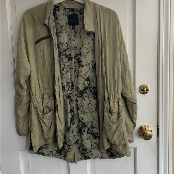 Jessica Simpson Jackets & Blazers - Jessica Simpson Green army jacket size small